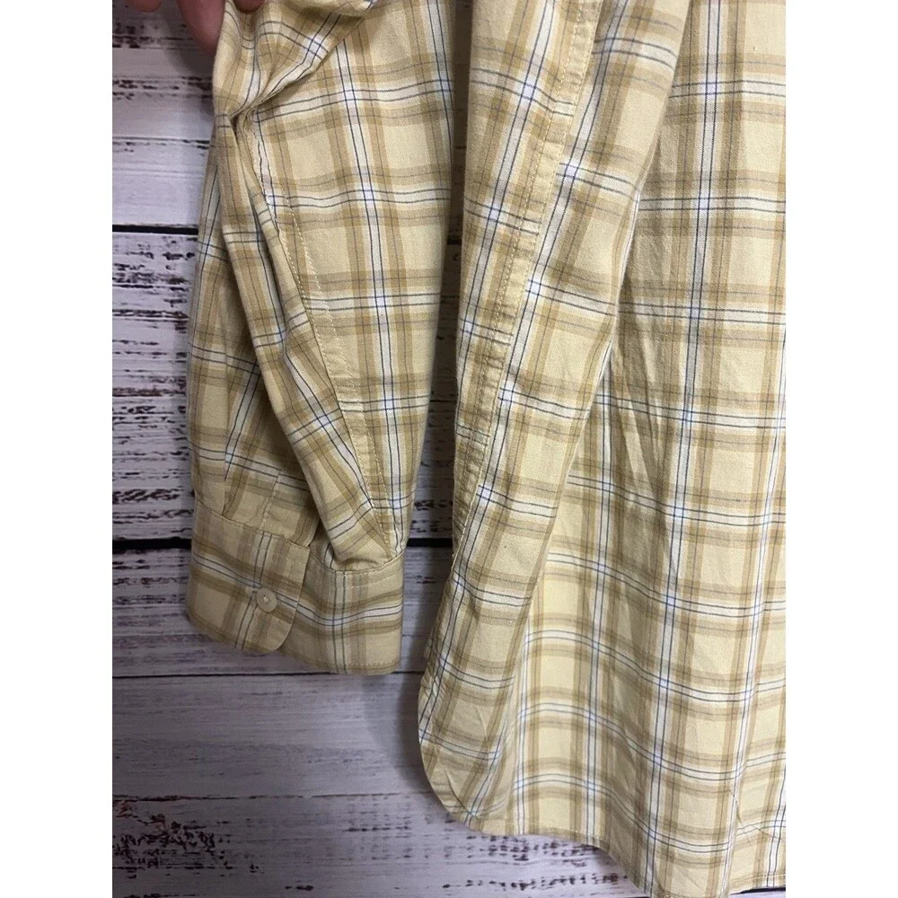 J. Crew Oarsman Plaid Button Up Shirt Vintage Cotton Mens Large Outdoor Prep